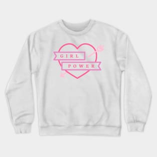 girl power pop art Crewneck Sweatshirt